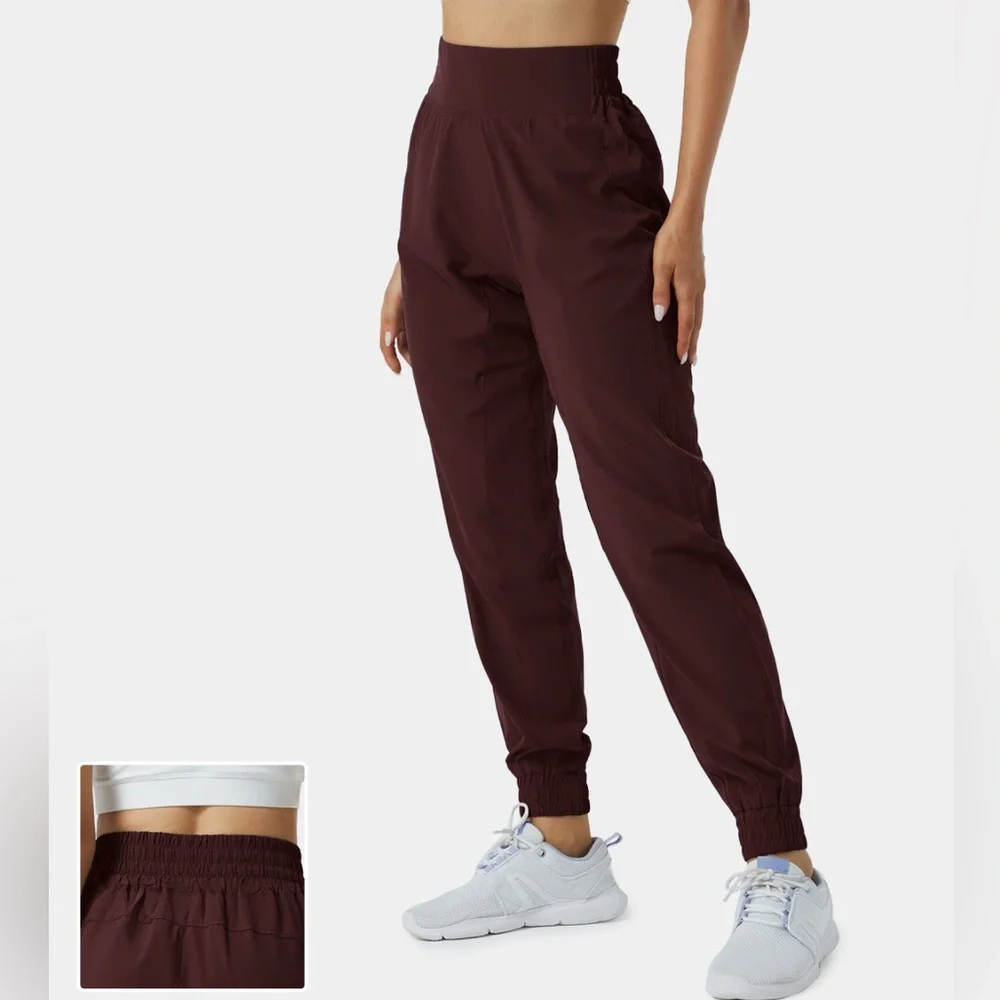 NWT Halara High Waisted Elastic Waistband Hiking Joggers - Picture 2 of 15